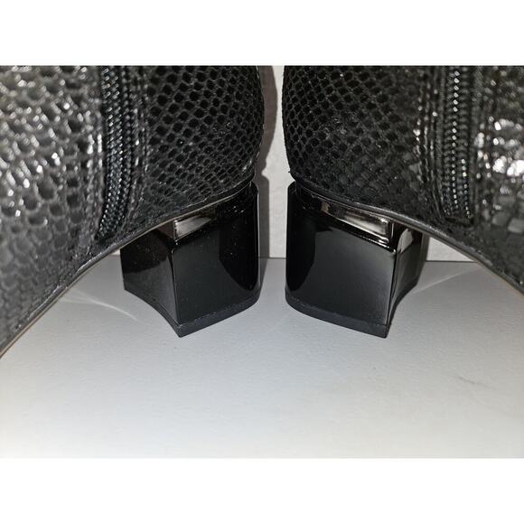 Franco Sarto Women's Marquee Ankle Boot Black Snake MSRP Size 6 $104 - Picture 6 of 12